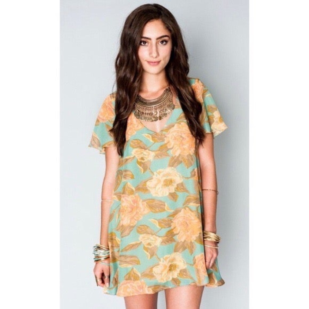 Show Me Your MuMu Floral Kylie Mini Dress